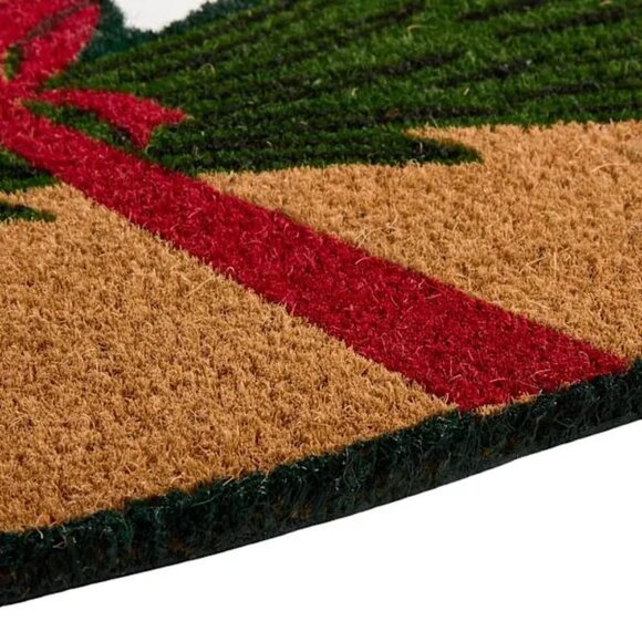 Christmas Dashing DACHSHUND DOG Coir Quality Doormat NEW - Picture 4 of 4